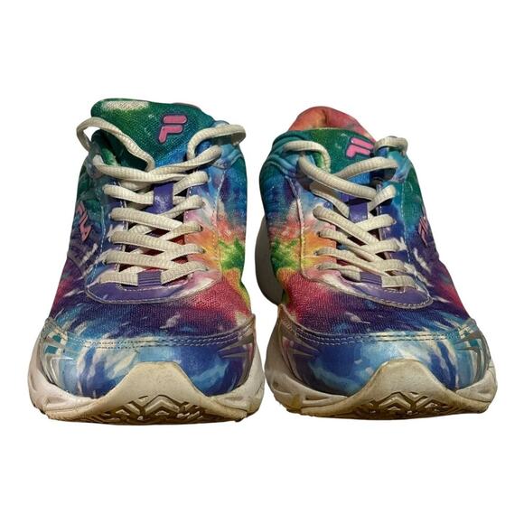 Fila Tie Dye Chunky Sneakers Women's Size 8 Multicolor 5LM00679-661 - Picture 2 of 8